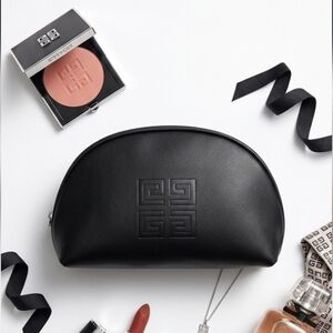 Givenchy Black Makeup Pouch Beauty Bag Cosmetic Case GWP